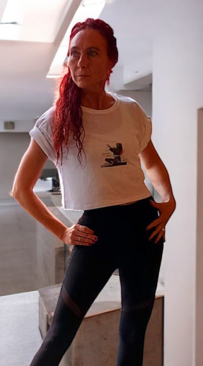 Womans Yoga Crop Top T