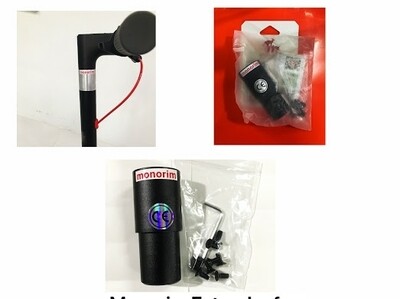 Extension Monorim de potence pour xiaomi m365, Essential, 1S Pro & Pro 2 (haut) 