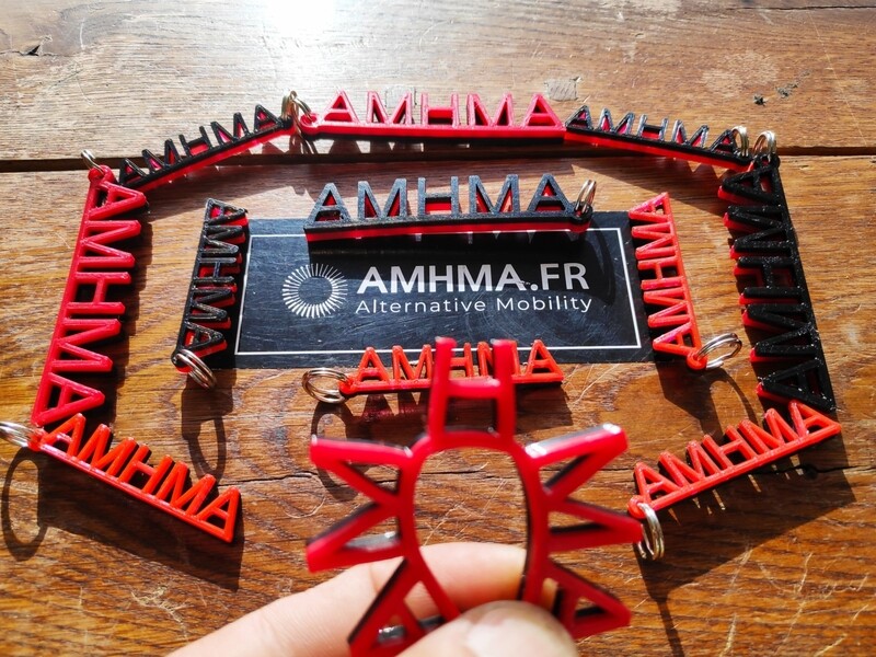 Porte clé AMHMA en tpu incassable