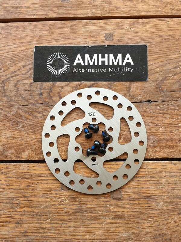 Disque 120mm 6 trous