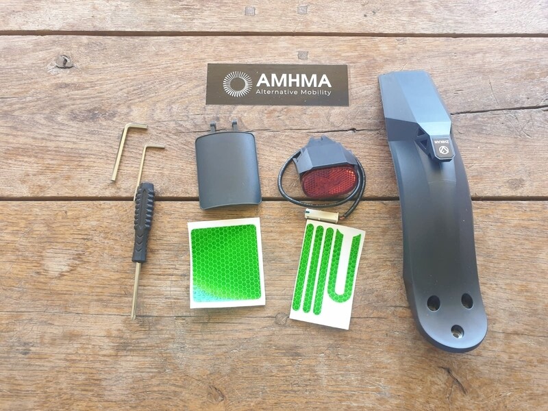 Garde-boue arrière amélioré gris pour xiaomi m365, Essential, 1S, Pro, Pro 2 & mi3