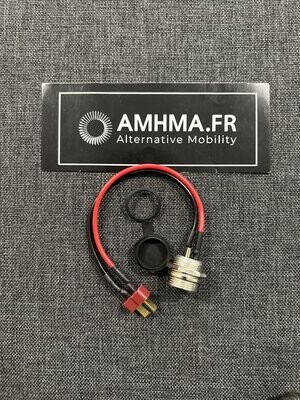 Prise De Charge 3 Broches Pour Scooter électrique – Port D’alimentation Compact Avec Protection Renforcée – Accessoire Fiable Et Facile à Poser