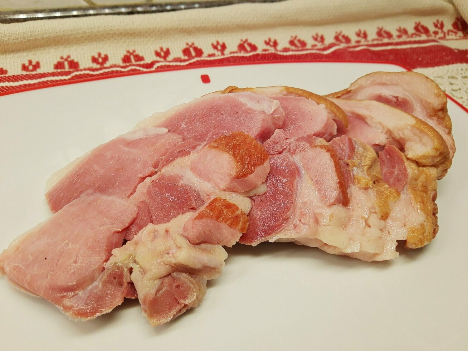 4 kg Kasseler (Schulter), Schweinebacke/Schweinebauch und Kohlwurst