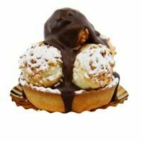 Profiterole tart