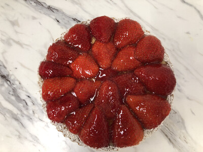 Strawberry  tart 6-8 portions