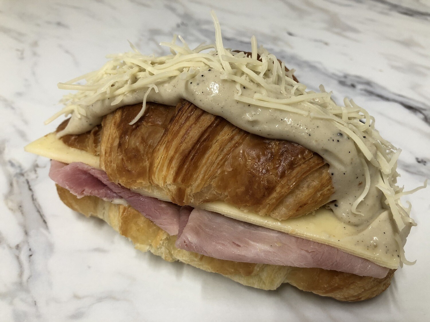 Croisant Jambon Fromage Filled With Our Homemade Béchamel