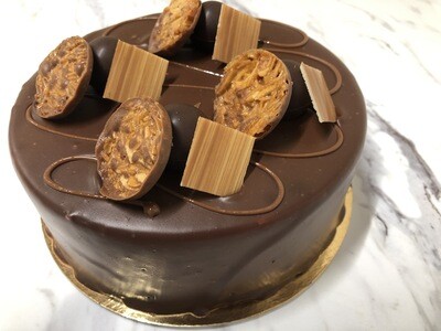 Milk Chocolate And Florentine Mousse 6 portions