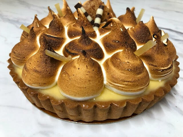 lemon meringue tart- 6 to 8 portions