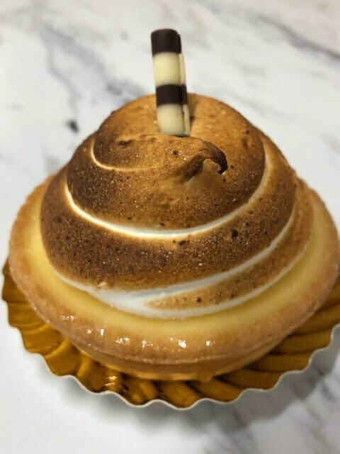 lemon meringue tart- individual