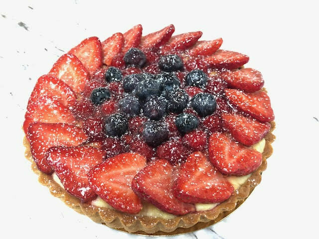 Mixed berry tart 6-8 portions