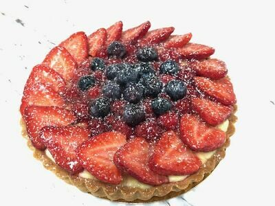 Mixed berry tart 6-8 portions