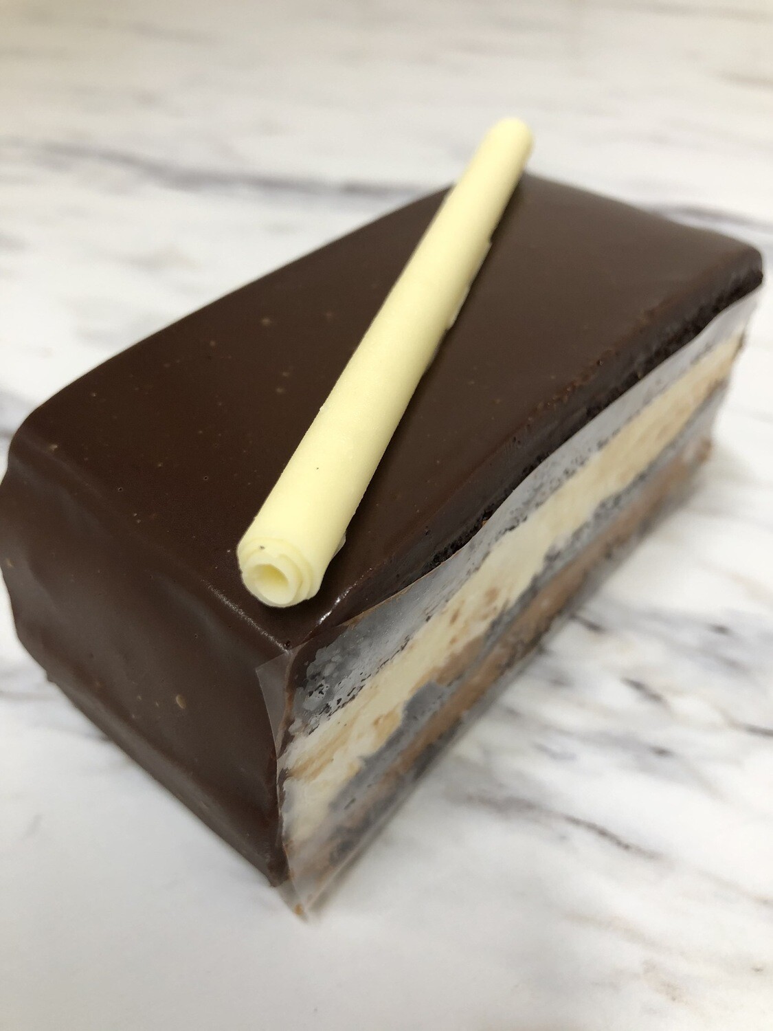 Chocolate And Chantilly Slice