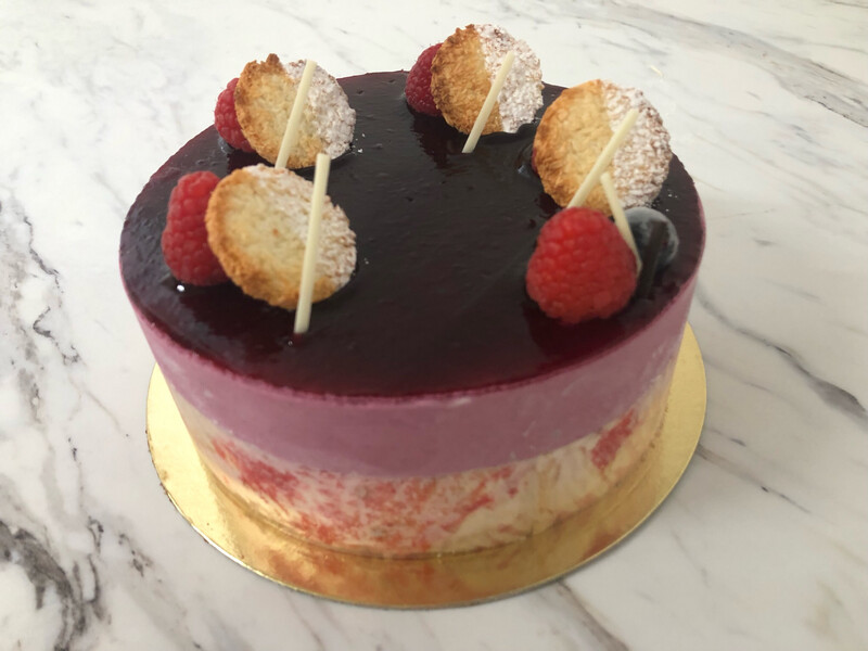 Vanilla and cassis mousse 6 Portions 