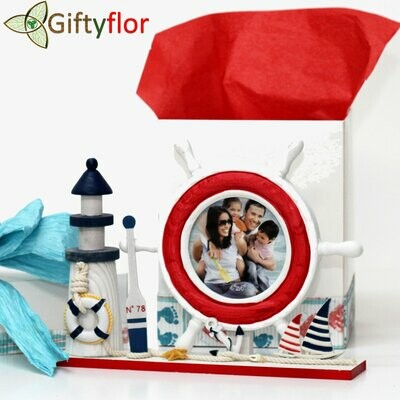 Giftyflor Faro portaretrato de ceramica Giftyflor Faro portaretrato de ceramica