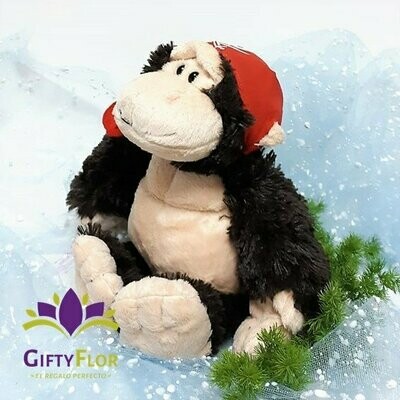 Mono Pirata muñeco de peluche en caja de regalo