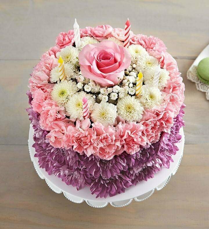Pink Touch Torta de Margaritas y Flores