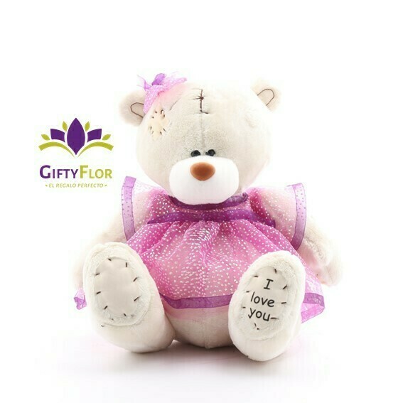 Peluche Luhana Osita princesa en caja de regalo