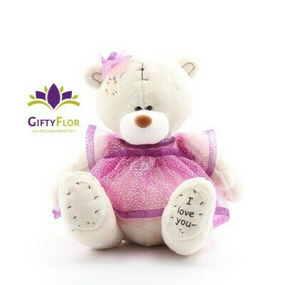 Peluche Luhana Osita princesa en caja de regalo