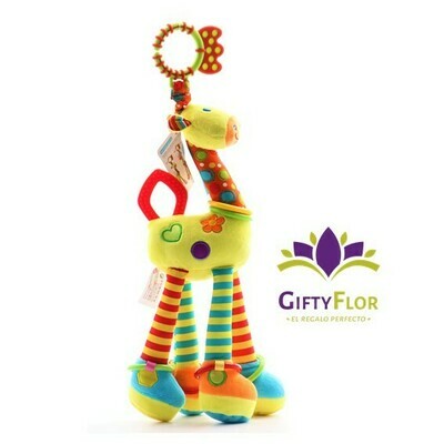 Peluche - girafa didáctica para bebé | Giftyflor Peluche - girafa didáctica para bebé | Giftyflor