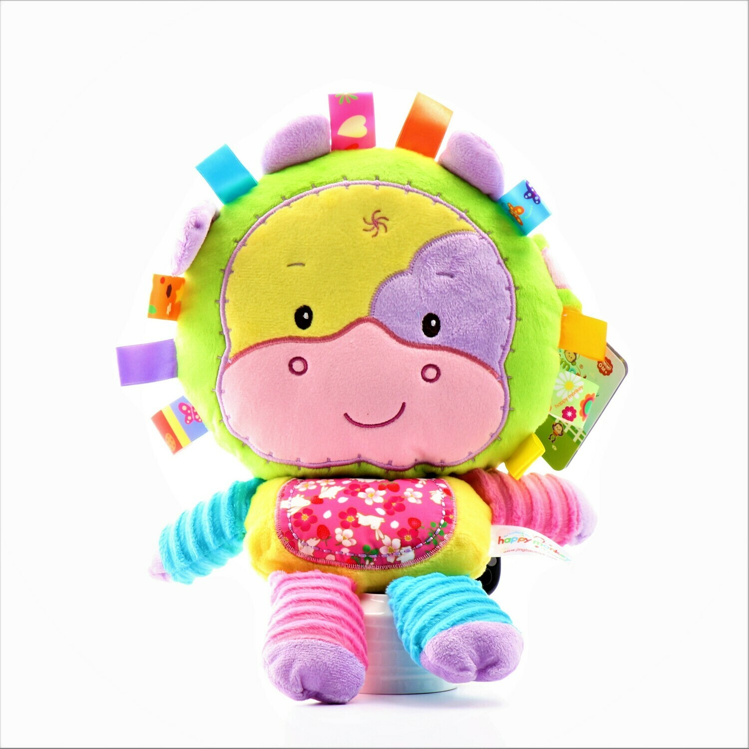 Peluche león didáctico para bebé, Color (sujeto a disponibilidad. Se despachará el que se encuentre disponible): Verde