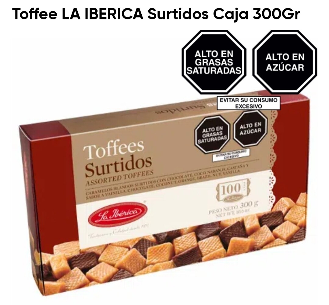Toffee LA IBERICA Chocolate Caja 150Gr