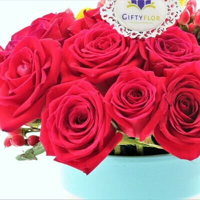 Arreglo de rosas rojas para mi enamorada