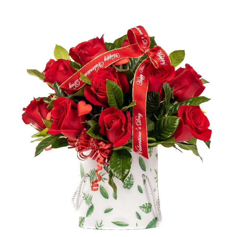 Rosas en sombrerera - Darlene