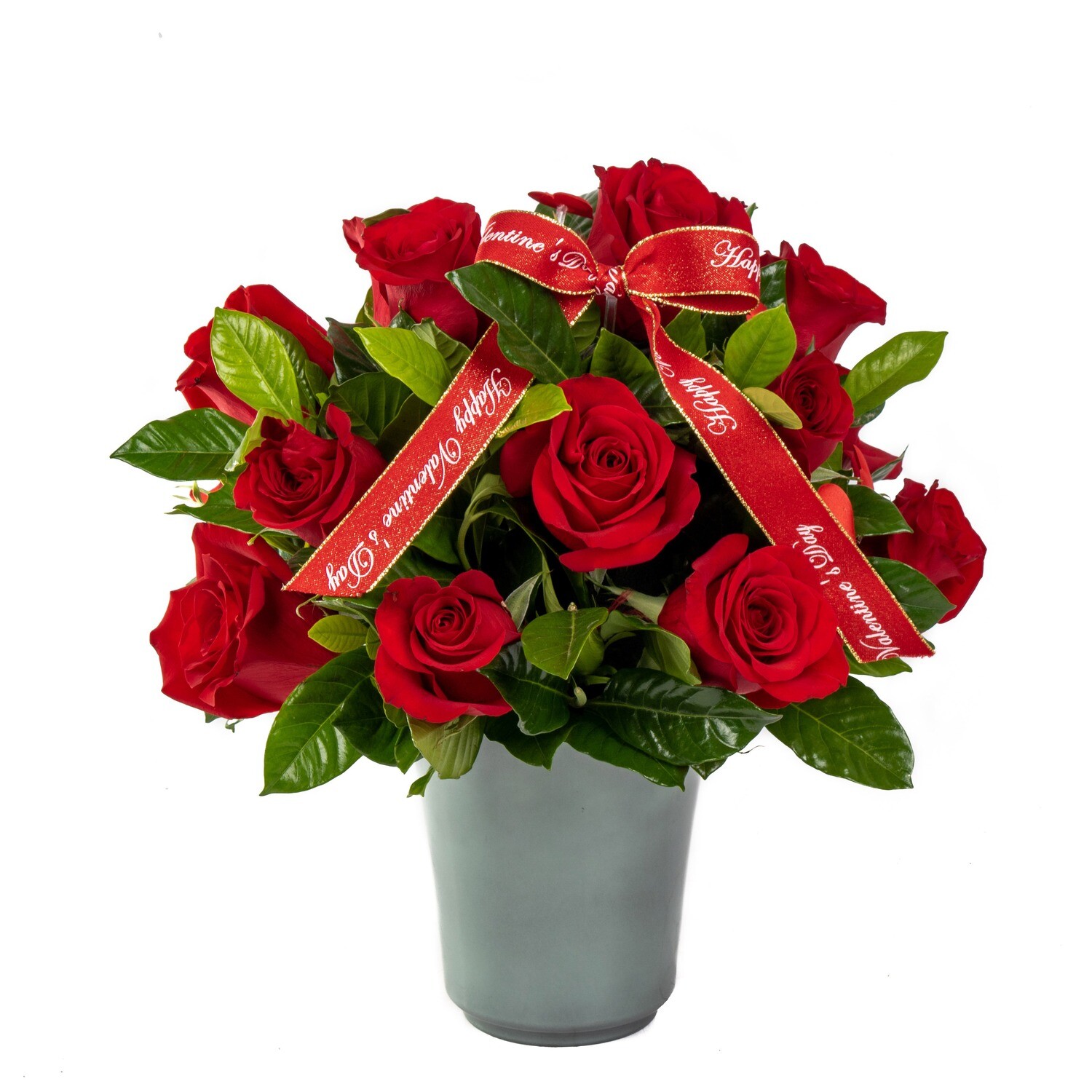 Paris Arreglo con rosas en base de cerámica kero