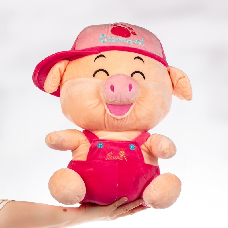 peluche de cerdito color rosado