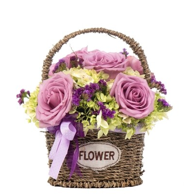 Cindy arreglo con Rosas y Hortensias