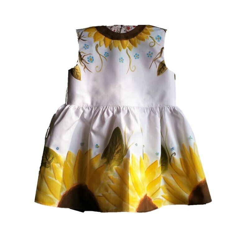 Vestido de agodón para niña 