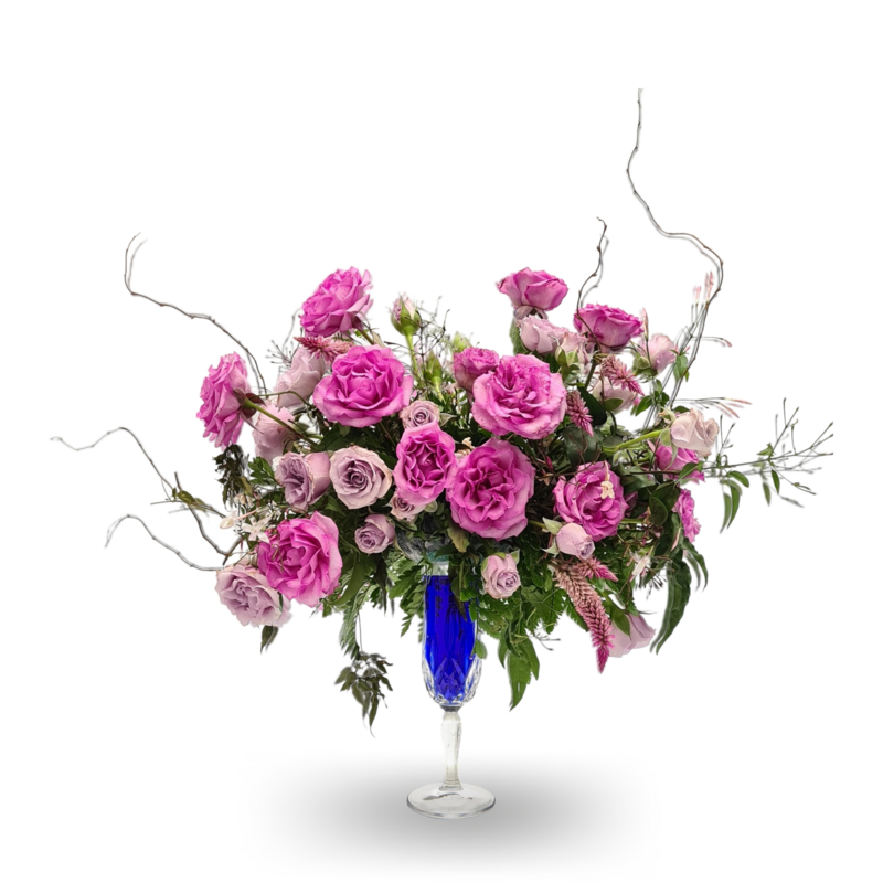 Arreglo Floral TOP Mini Rosas Lilas - Ada