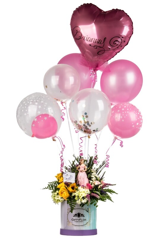 Quinceañera Arreglo de Rosas para 15 años