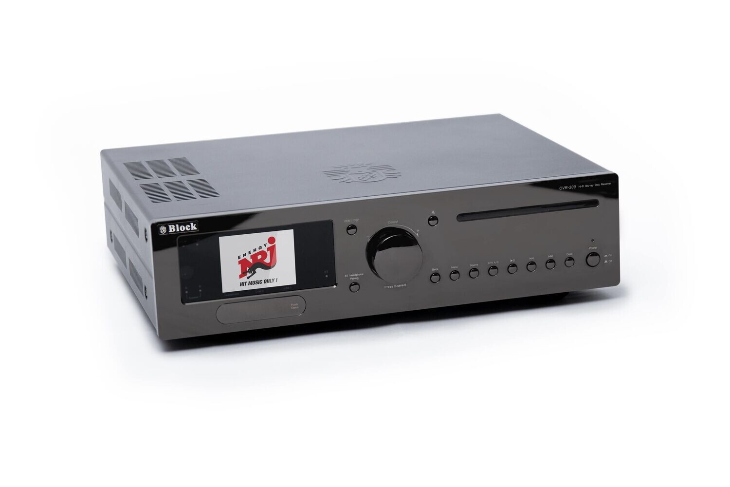Block Blu-Ray Receiver CVR-200 Chrom-Schwarz