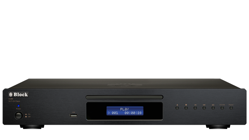 Block CD Player C-250 - Saphirschwarz Block CD Player C-250 - Saphirschwarz