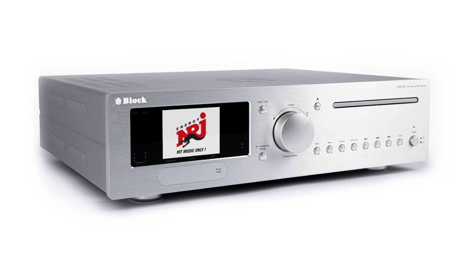 Block Blu-Ray Receiver CVR-200 - Diamantsilber