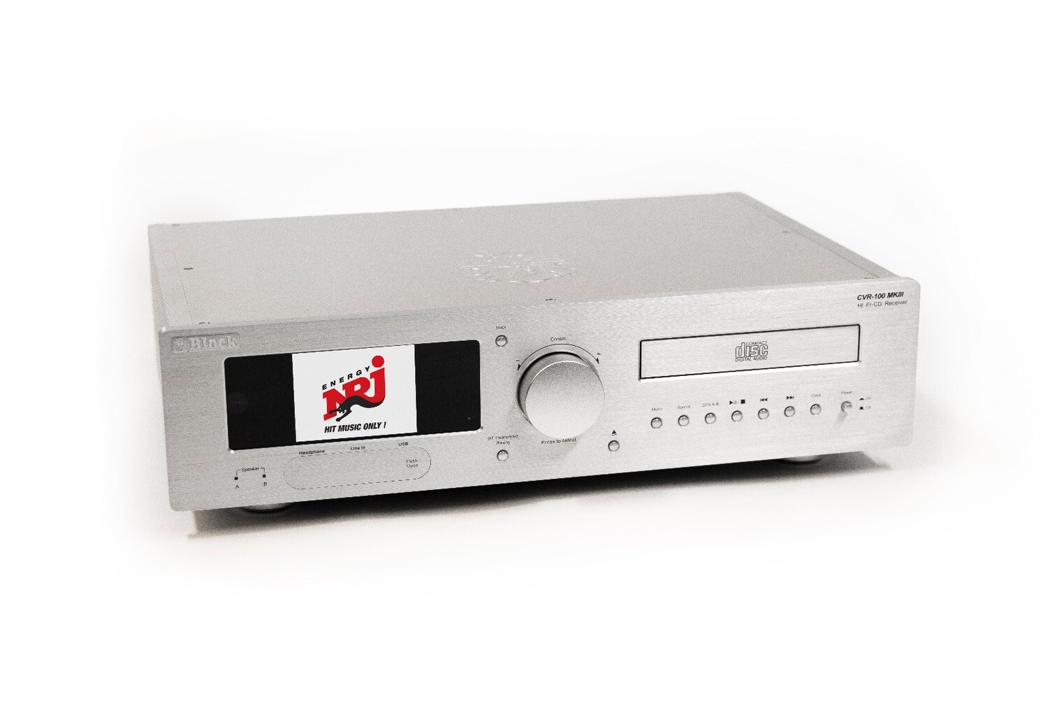 Block CD Receiver CVR-100+MKIII - Diamantsilber