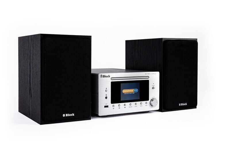 Block CD Receiver MHF-900 mit Lautsprecher - Diamantsilber