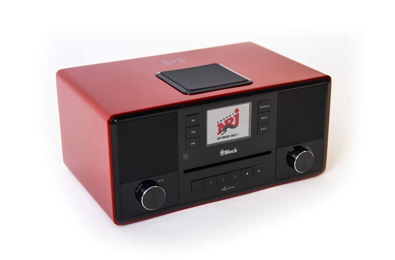 Block Design-Radio AURORA Smartradio - rot