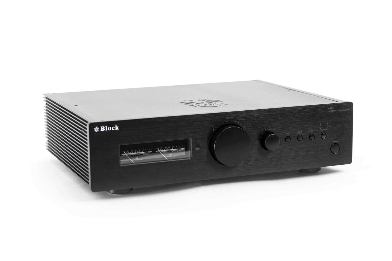 Block Stereo Endstufe A-200 - Saphirschwarz