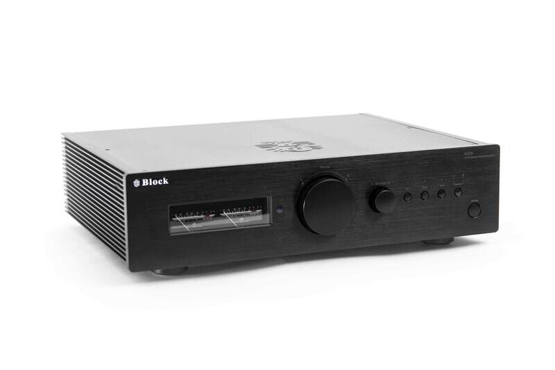 Block Stereo Endstufe A-200 - Saphirschwarz Block Stereo Endstufe A-200 - Saphirschwarz