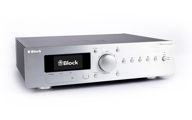 Block Stereo Receiver VR-120 - Diamantsilber Block Stereo Receiver VR-120 - Diamantsilber
