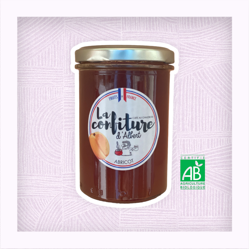 Confiture bio d'Abricot 240 grs