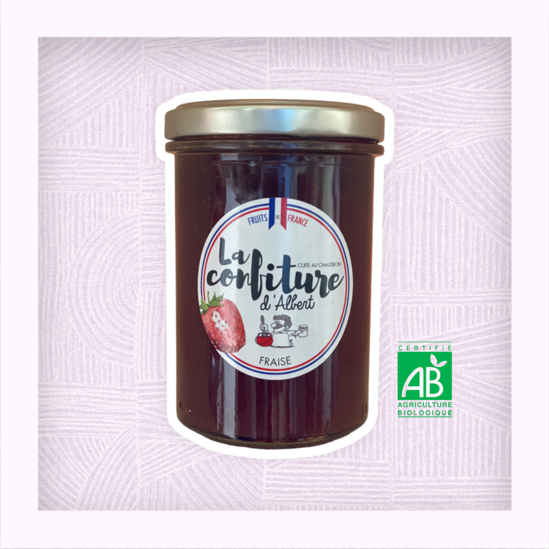 Confiture bio de Fraise 240 grs