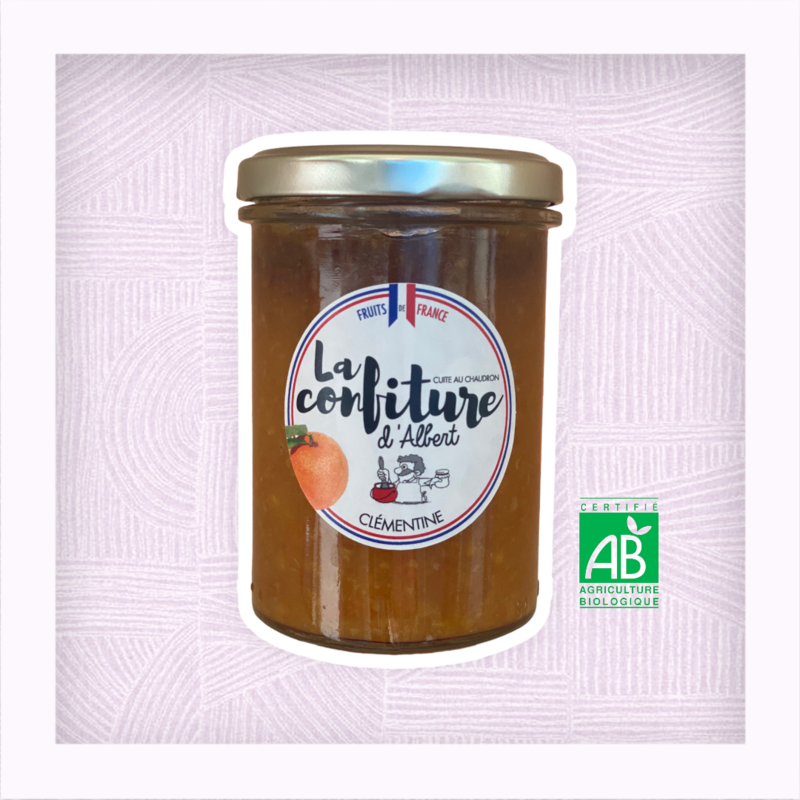 Confiture bio de Clémentine 240 grs