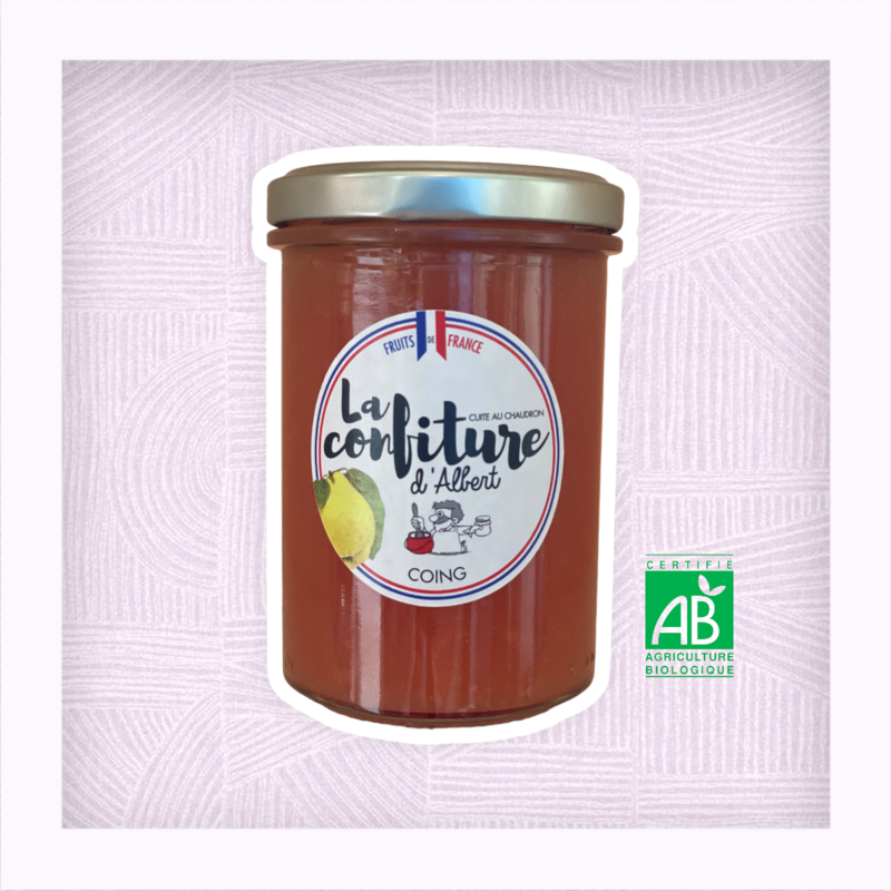 Confiture bio de Coing 240 grs
