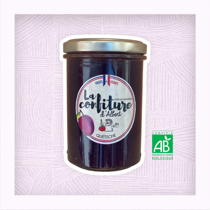 Confiture bio de Quetsche 240 grs