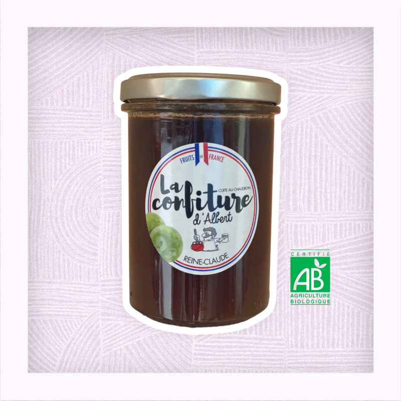 Confiture bio de Reine Claude 240 grs