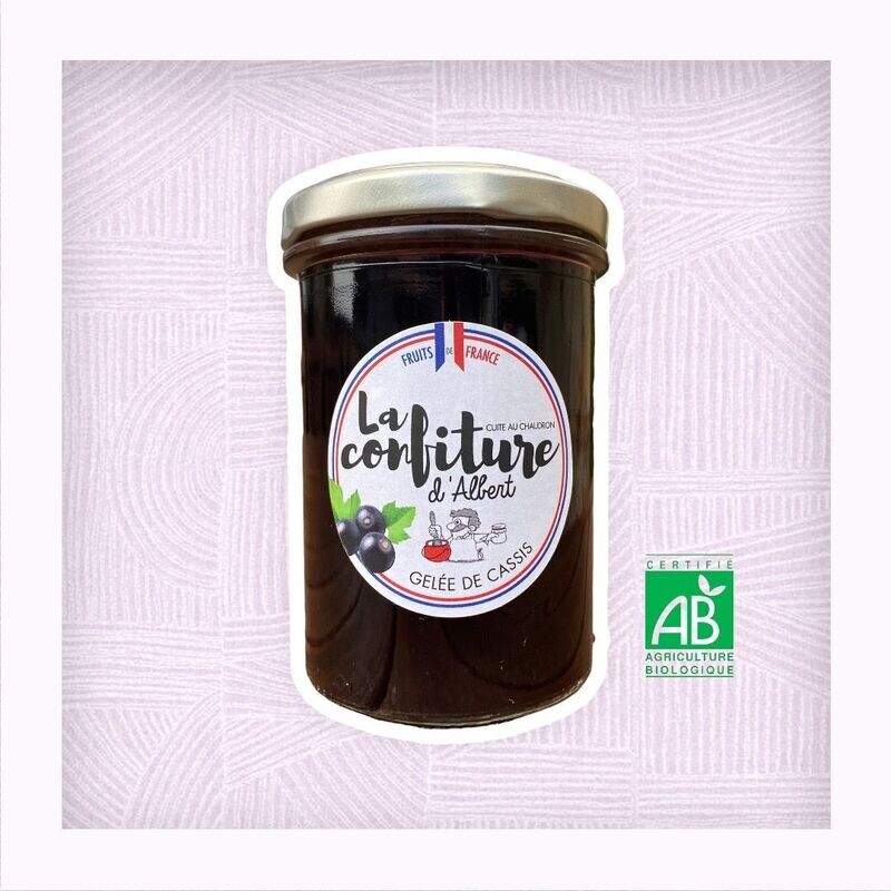 Gelée bio de Cassis 240grs