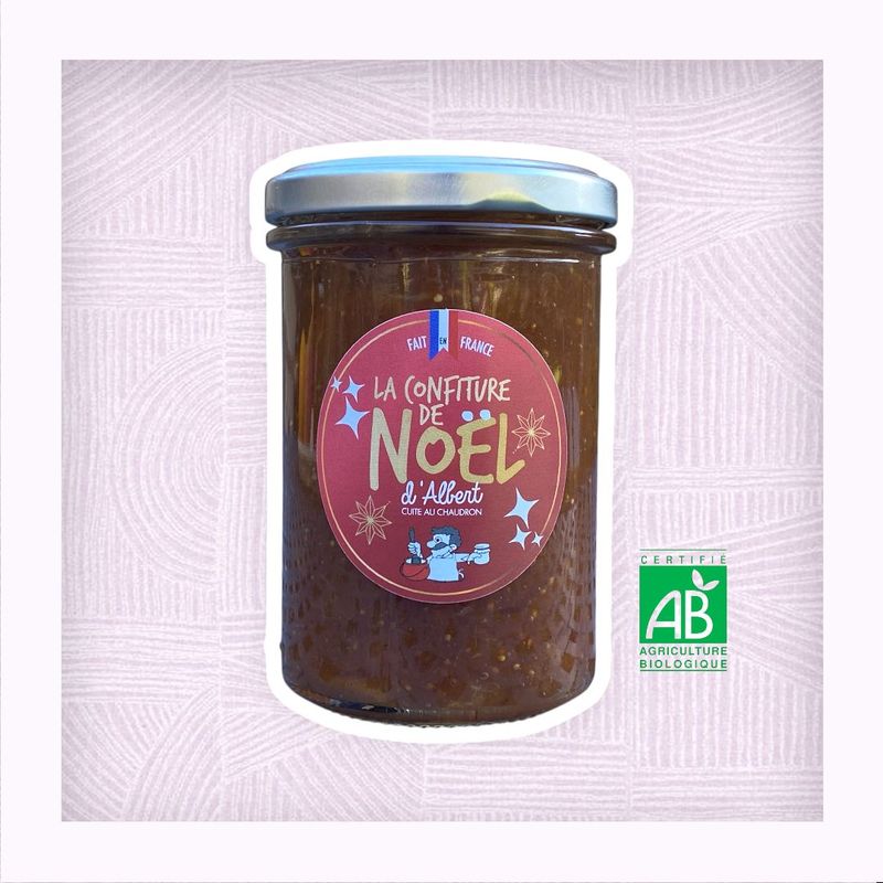 Confiture bio de Noël